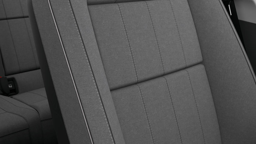 sellerie textile recyclé EVA REC gris chiné