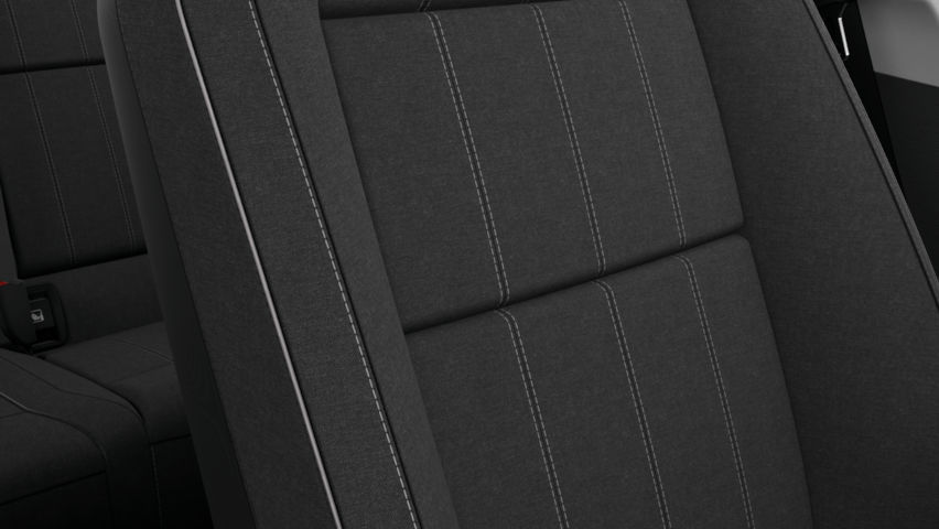 sellerie textile recyclé EVA REC gris chiné