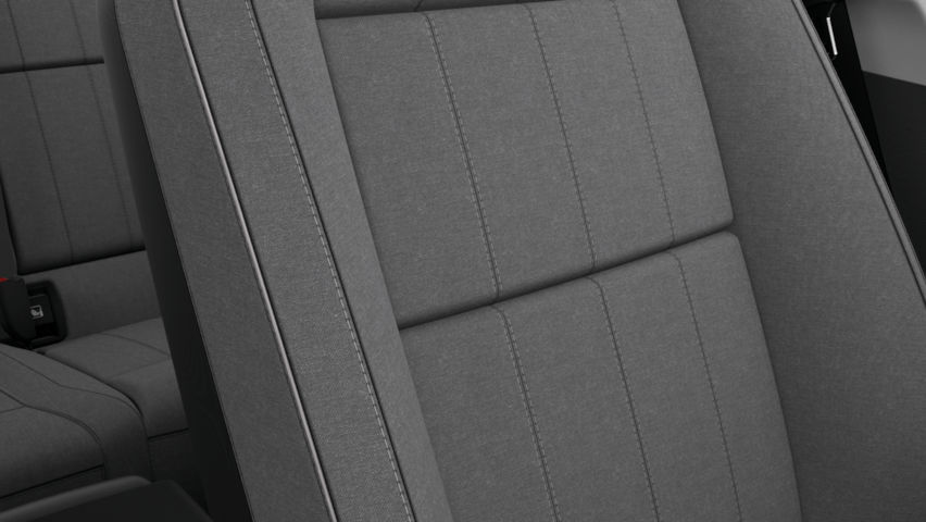 sellerie textile recyclé EVA REC gris chiné