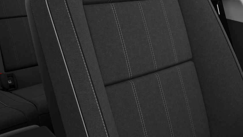 sellerie textile recyclé EVA REC gris chiné