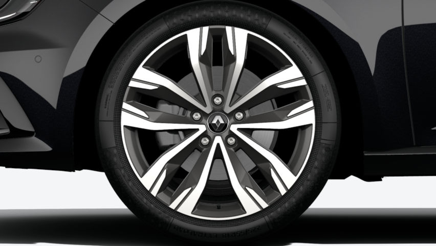 jantes alliage 18'' hightek diamantées gris erbé