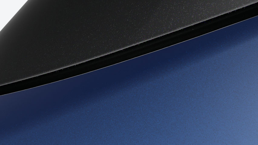 Bleu Iron / toit Noir Etoilé