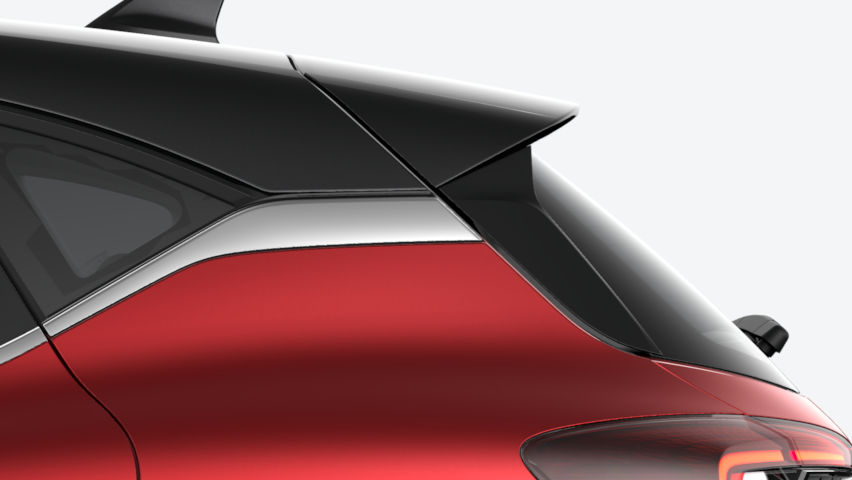 vermelho flamme com tejadilho preto estrela