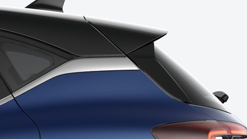 azul iron com tejadilho preto estrela