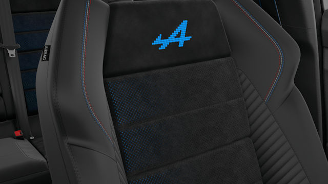 Rafale esprit Alpine full hybrid E-Tech 200