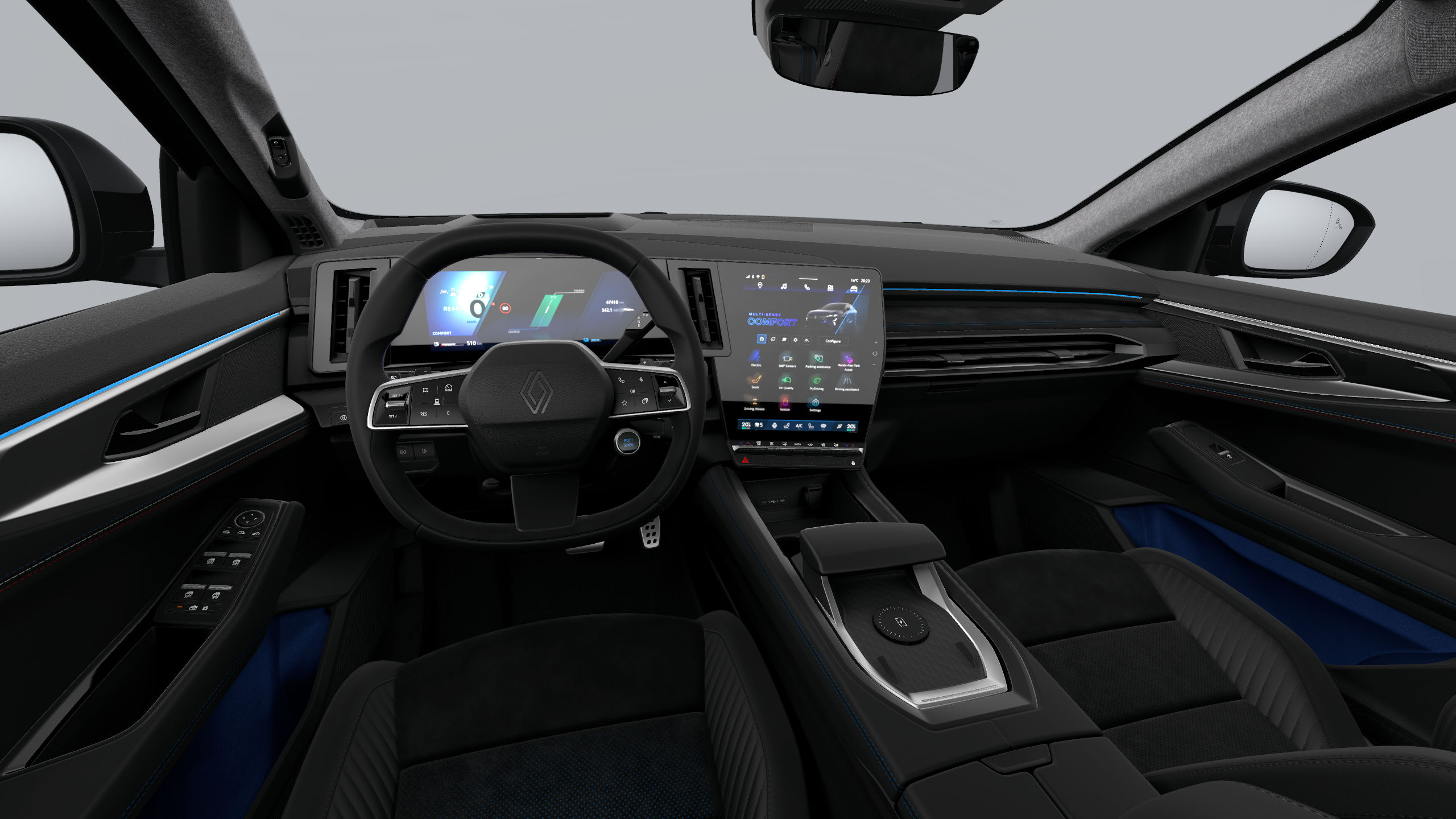 Rafale esprit Alpine full hybrid E-Tech 200