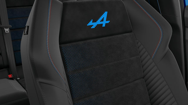Rafale esprit Alpine full hybrid E-Tech 200
