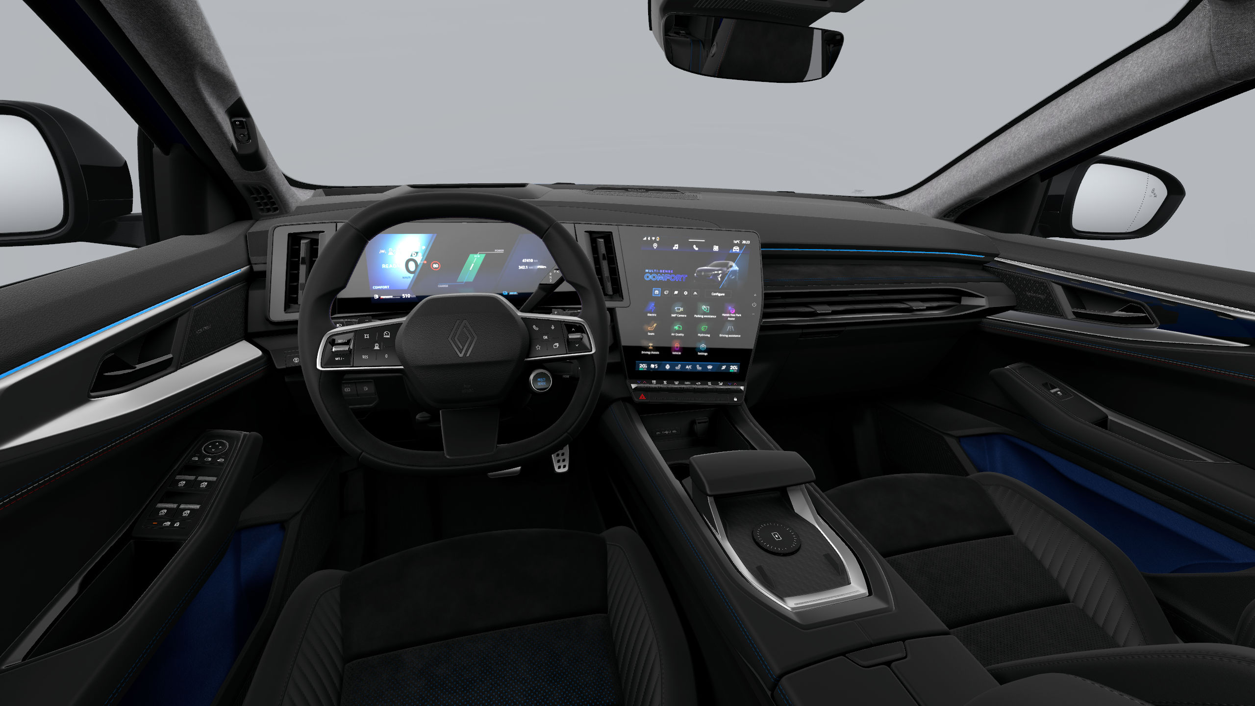 Rafale esprit Alpine full hybrid E-Tech 200