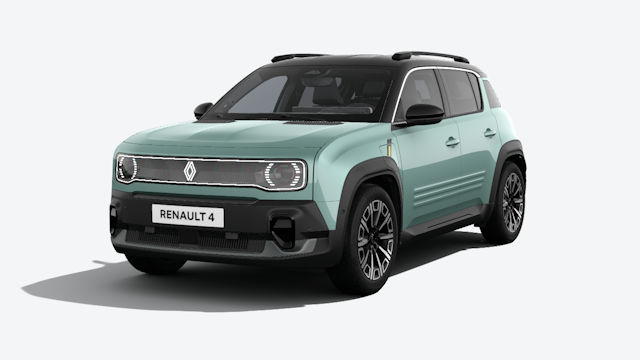 Fahrzeugabbildung Renault 4 E-Tech elektrisch Iconic 150 Comfort Range Bild 1 von 2