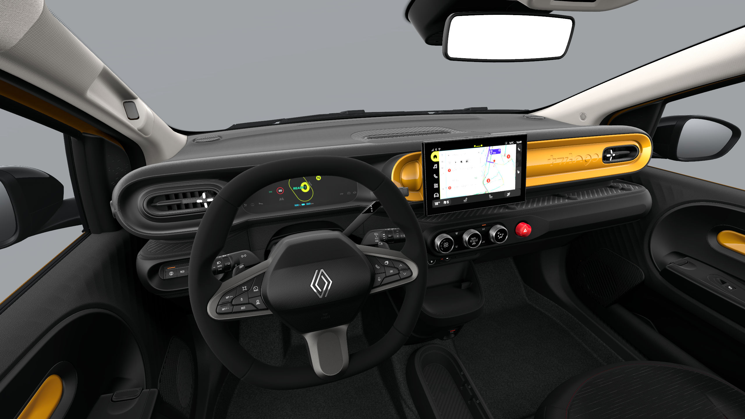 Fahrzeugabbildung Twingo E-Tech elektrisch Techno 80 Urban Range Bild 2 von 2