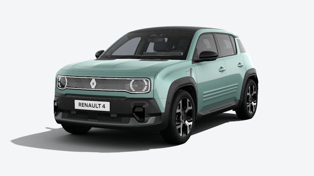 Fahrzeugabbildung Renault 4 E-Tech elektrisch Techno "plein sud" 150 Comfort Range Bild 1 von 2