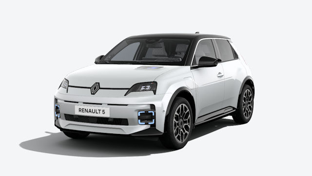 Fahrzeugabbildung Renault 5 E-Tech elektrisch Roland-Garros 150 Comfort Range (MY26) Bild 1 von 2